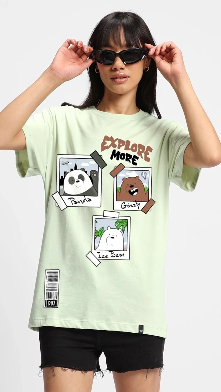 Oversized Printed Tee